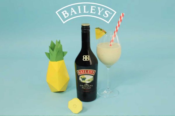 projet Baileys en papercraft, publicite digitale