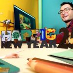 carte de voeux 2025 en stop motion