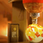 décor cardboard art en stop motion