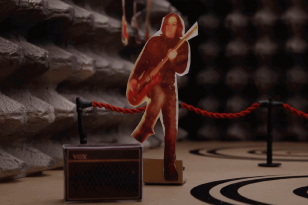 décors en paperart issu du clip de Talia en stop motion et papier découpé